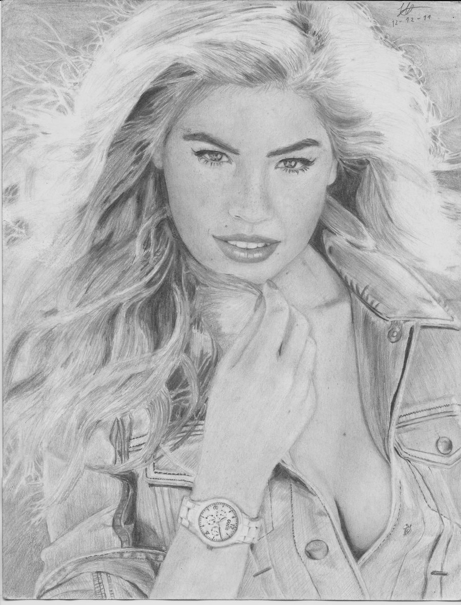 Kate Upton Drawing Art