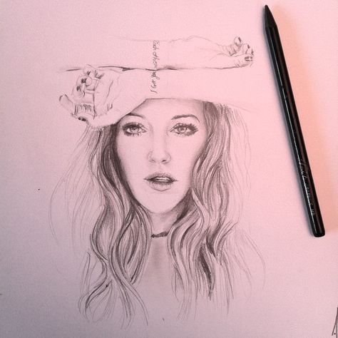 Katie Cassidy Drawing Pics