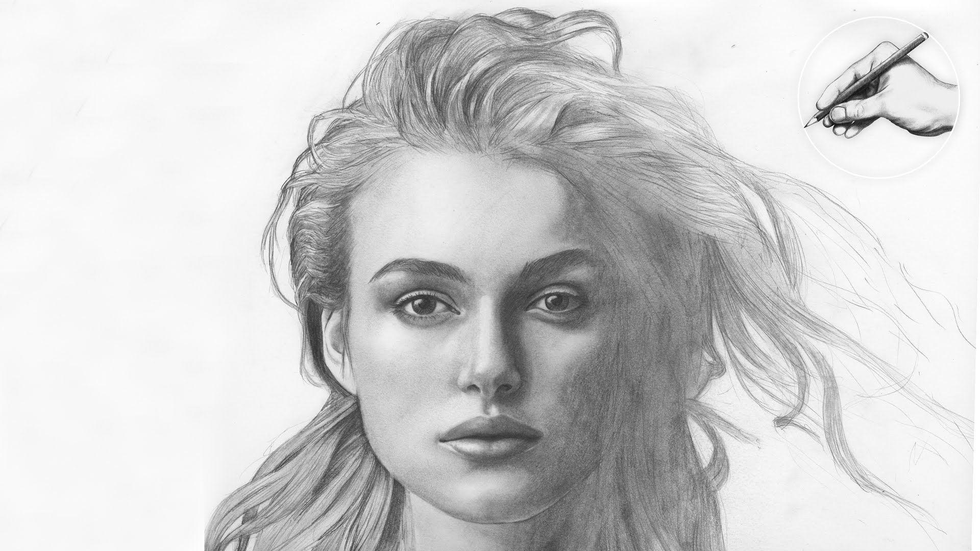 Keira Knightley Drawing Creative Art