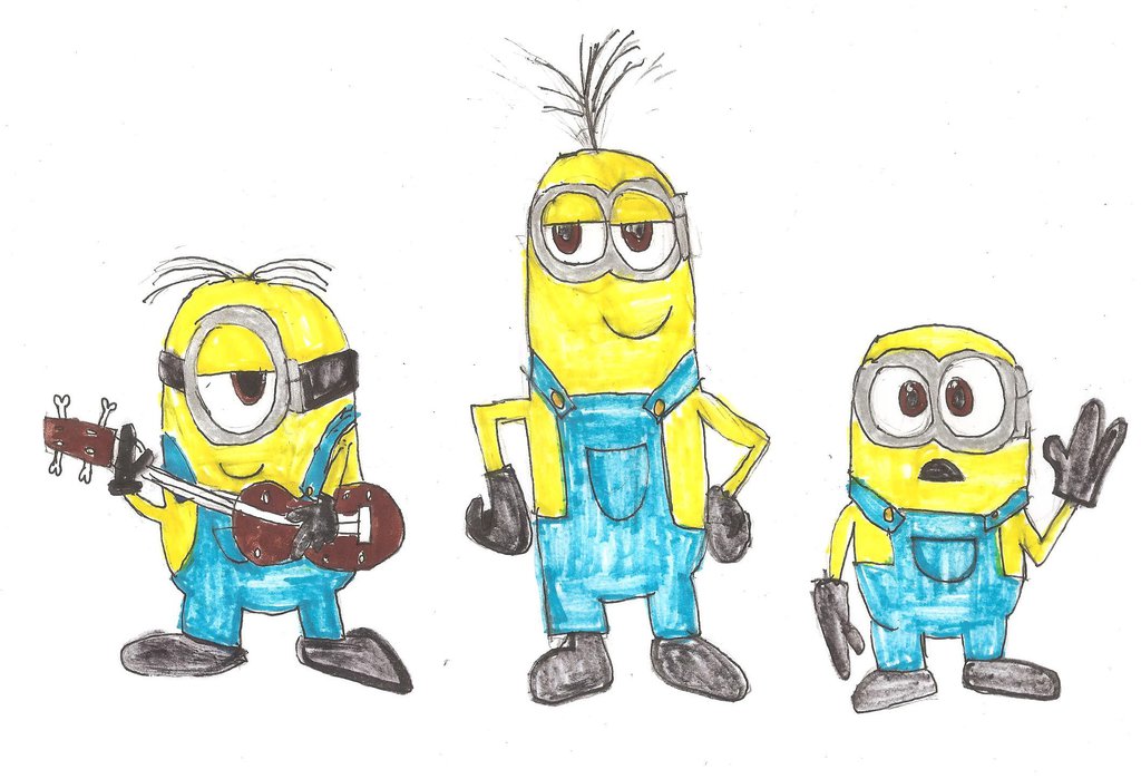 Kevin Minions Drawing Best