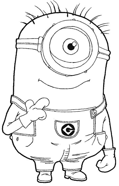 Kevin Minions Drawing