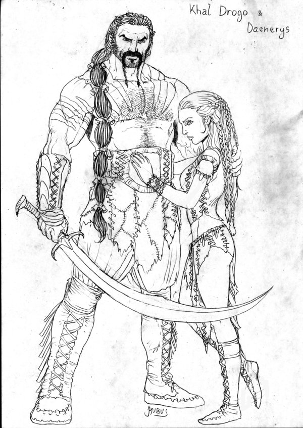 Khal Drogo Drawing Beautiful Image