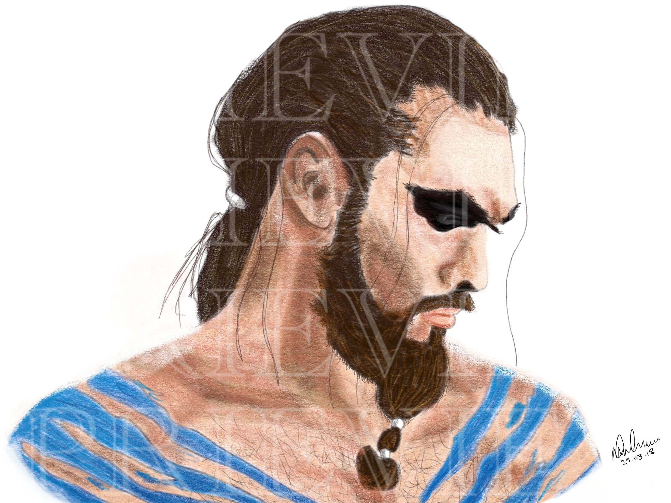 Khal Drogo Drawing High-Quality