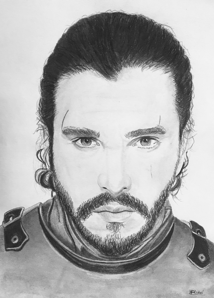 Kit Harington Drawing Pictures