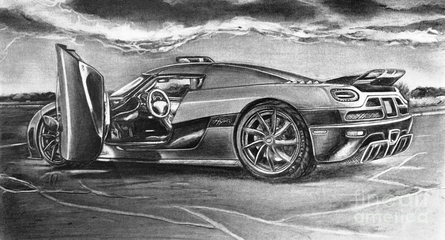 Koenigsegg Drawing Pics