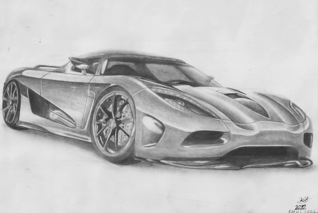 Koenigsegg Drawing Picture