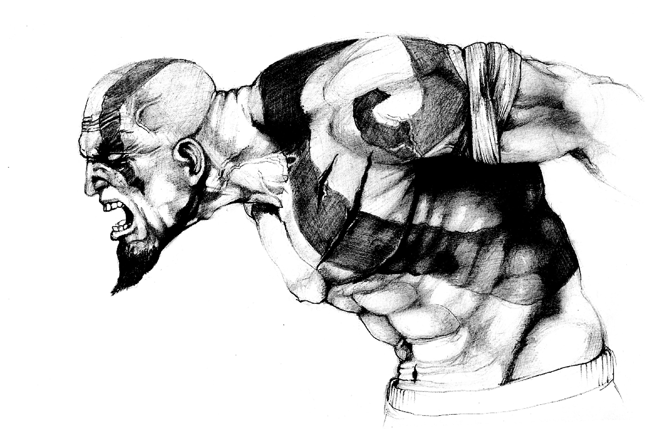 Kratos Drawing Best