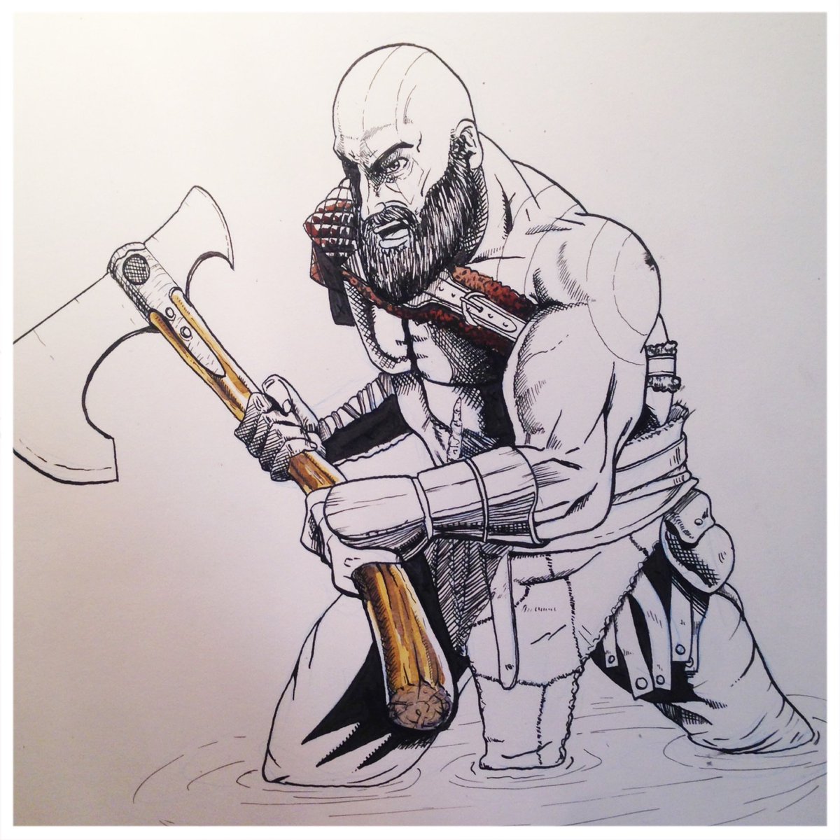 Kratos Drawing Photo