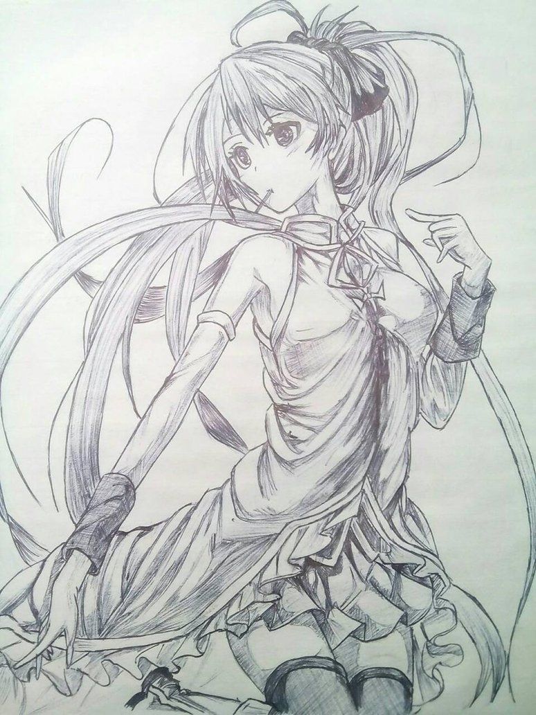 Kyoko Sakura Drawing Image