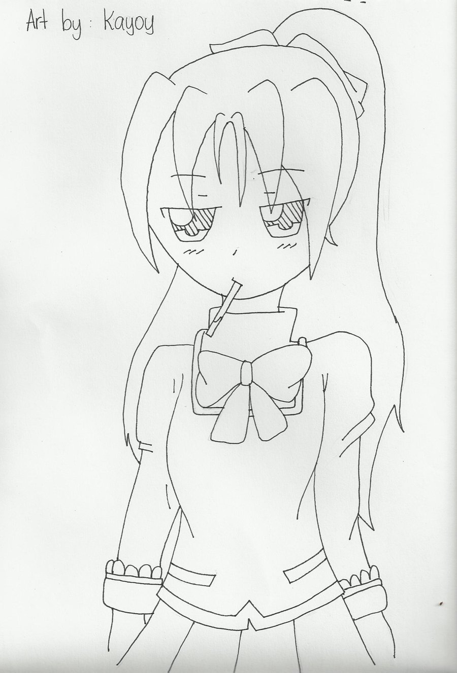 Kyoko Sakura Drawing Pics