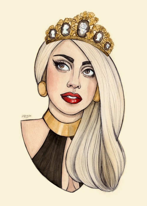 Lady Gaga Art Drawing