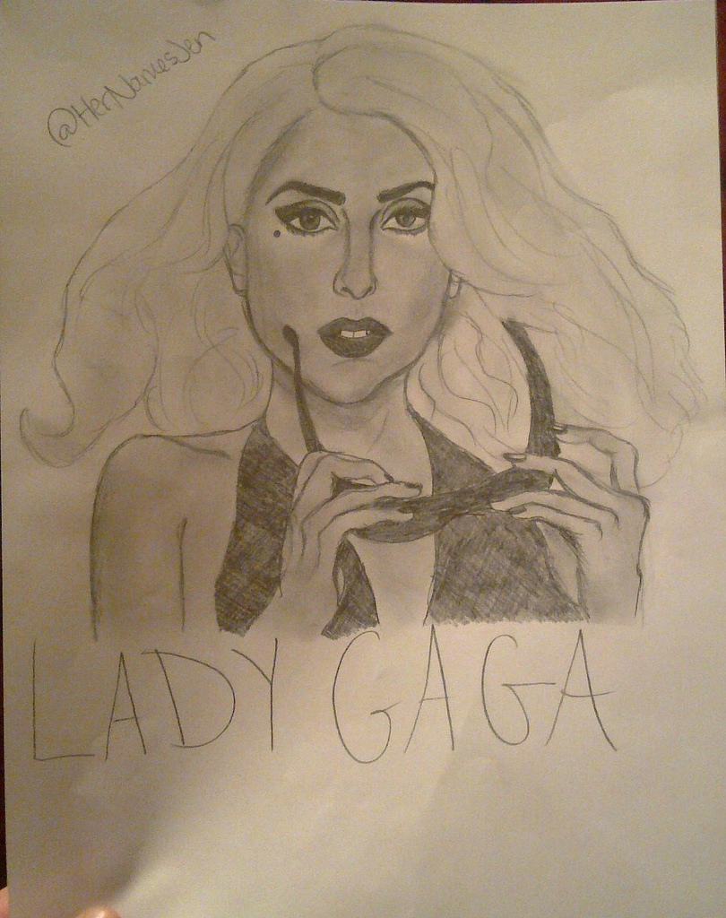 Lady Gaga Drawing Image