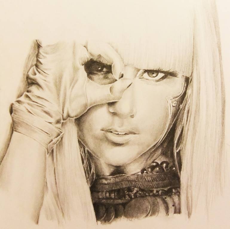 Lady Gaga Drawing Pics