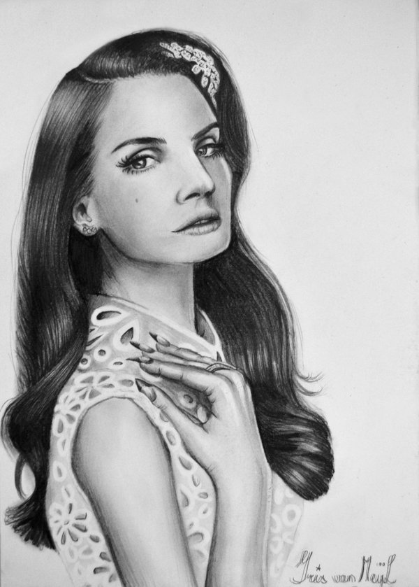 Lana Del Rey Drawing Amazing