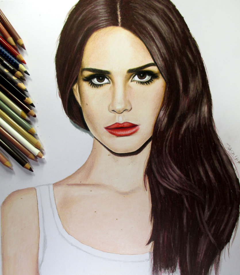 Lana Del Rey Drawing Beautiful Image