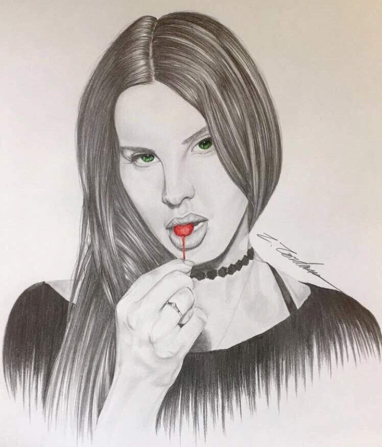 Lana Del Rey Drawing Image