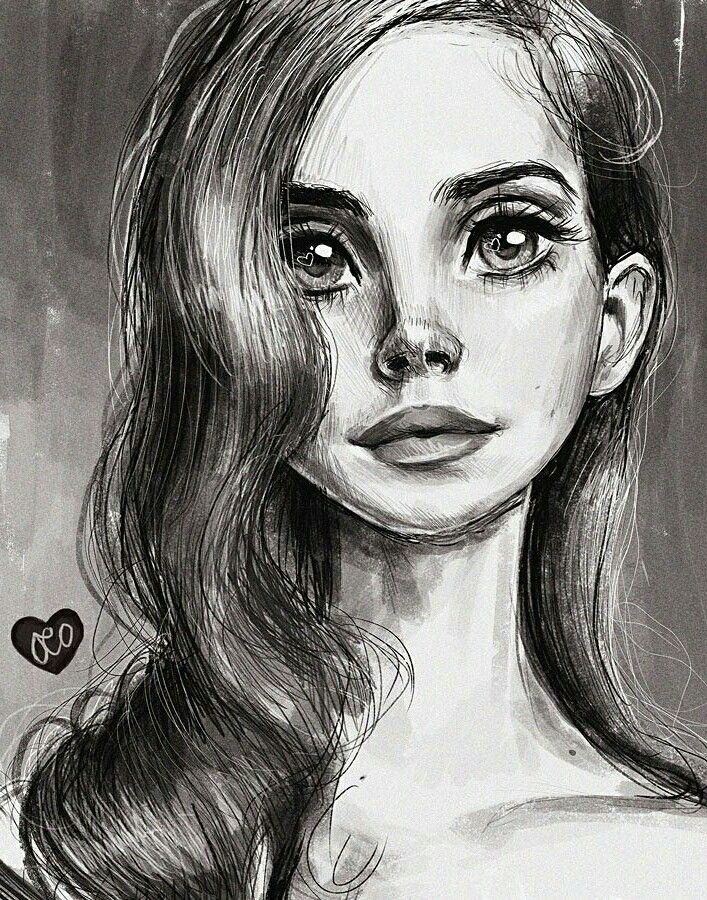 Lana Del Rey Drawing Pic