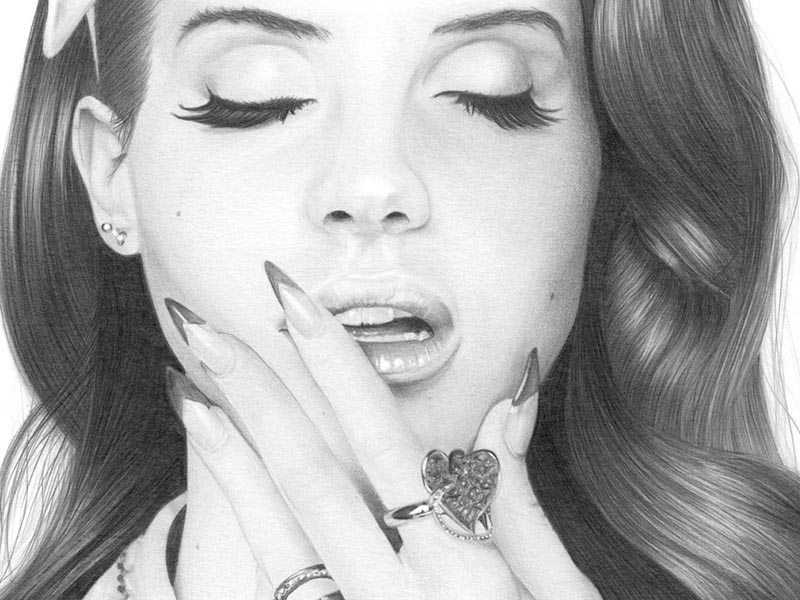 Lana Del Rey Drawing Picture