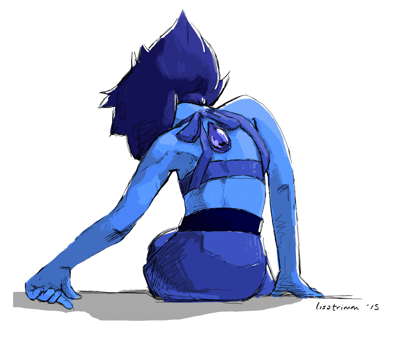 Lapis Lazuli Drawing Sketch