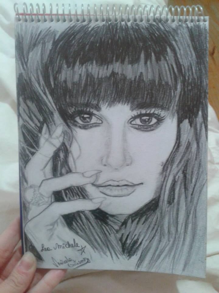 Lea Michele Drawing