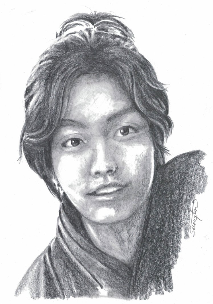 Lee Seung Gi Drawing Beautiful Image