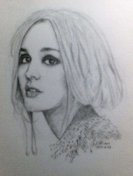 Leighton Meester Drawing Amazing