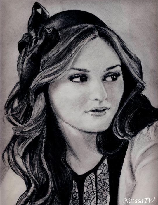 Leighton Meester Drawing Images