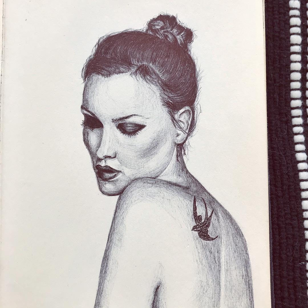 Leighton Meester Drawing