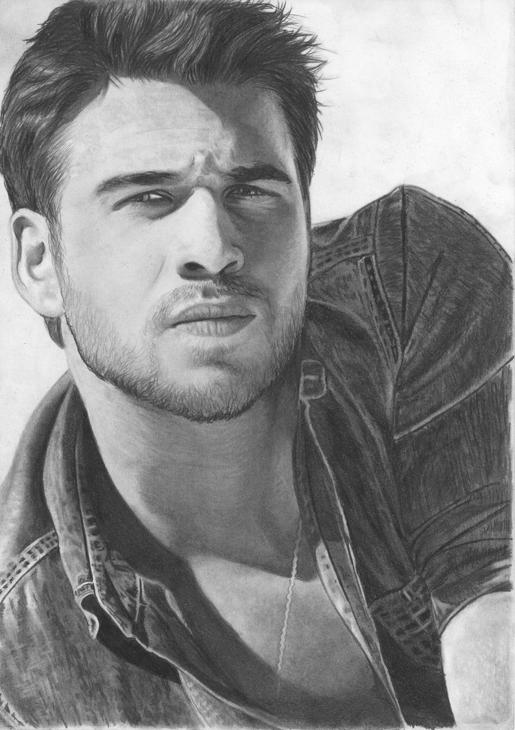 Liam Hemsworth Drawing Amazing