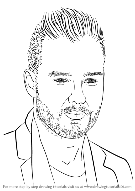 Liam Payne Drawing Beautiful Image