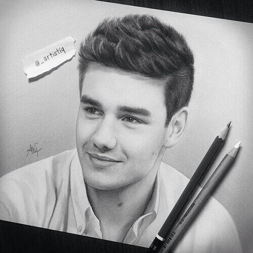 Liam Payne Drawing High-Quality