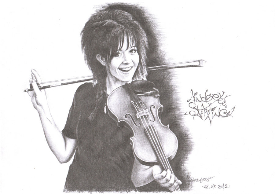 Lindsey Stirling Art Drawing