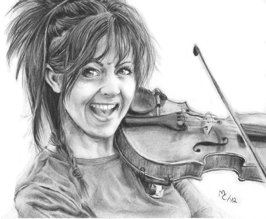 Lindsey Stirling Drawing High-Quality