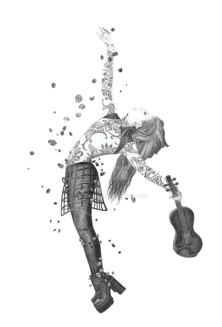 Lindsey Stirling Drawing Picture