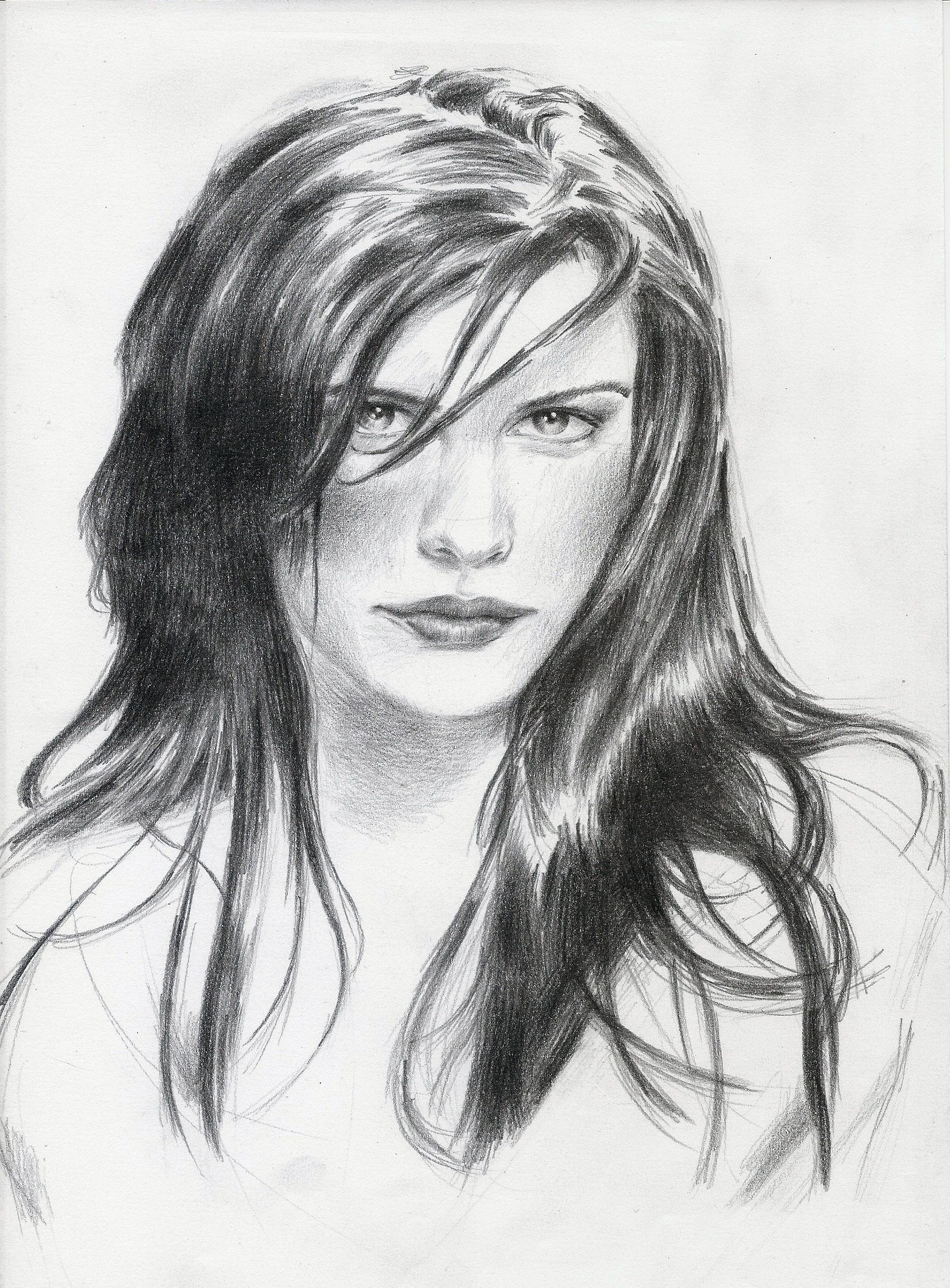 Liv Tyler Drawing Picture