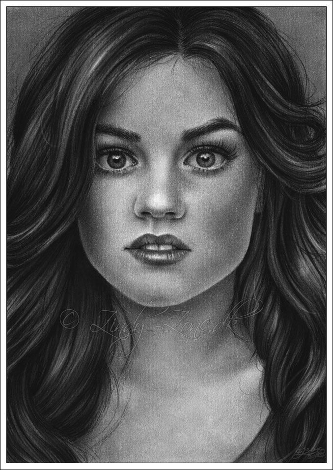 Lucy Hale Drawing Image
