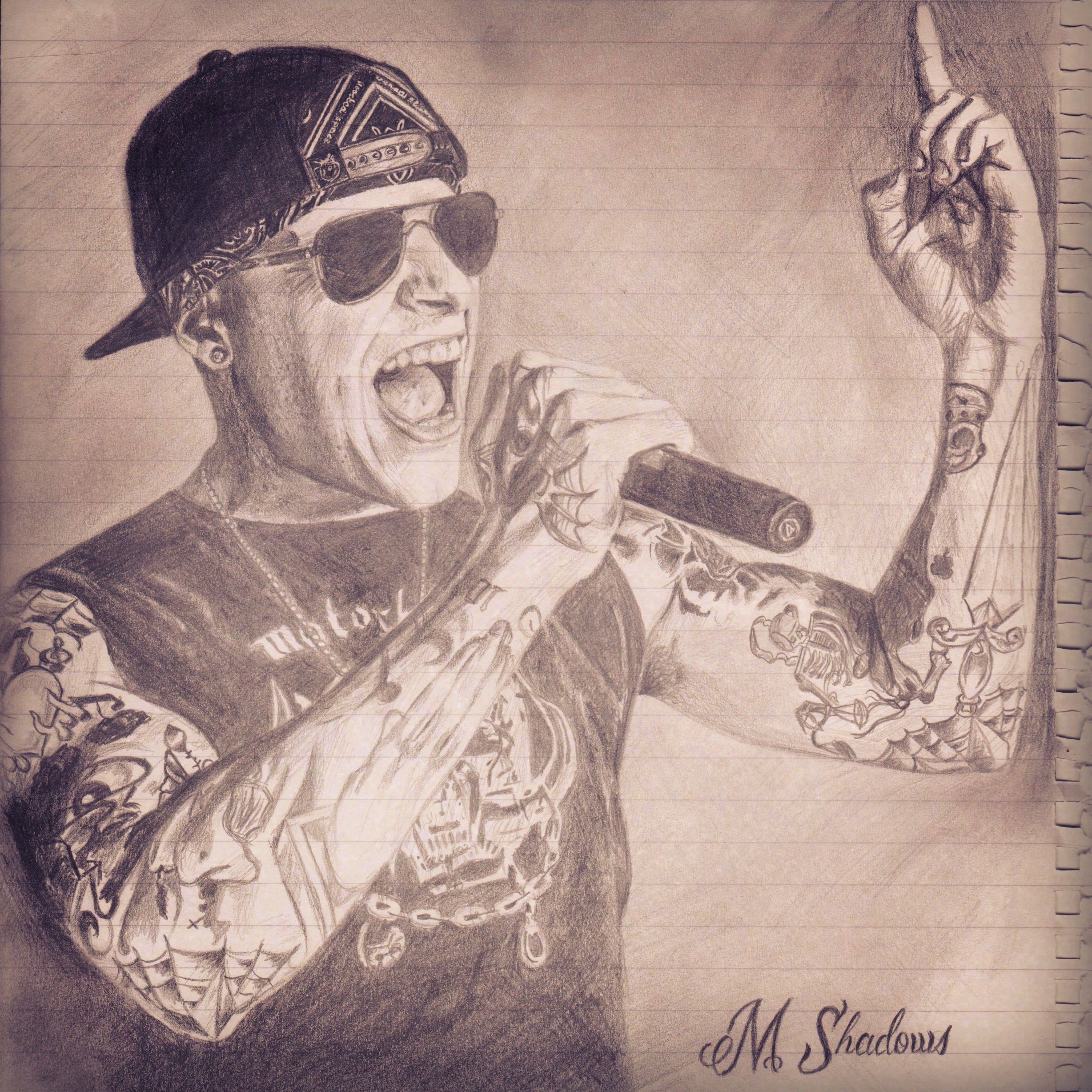 M Shadows Drawing Photo