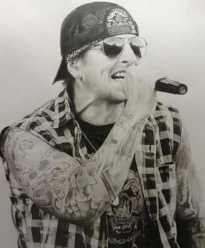 M Shadows Drawing Photos