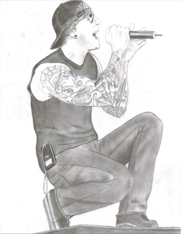 M Shadows Drawing Pic