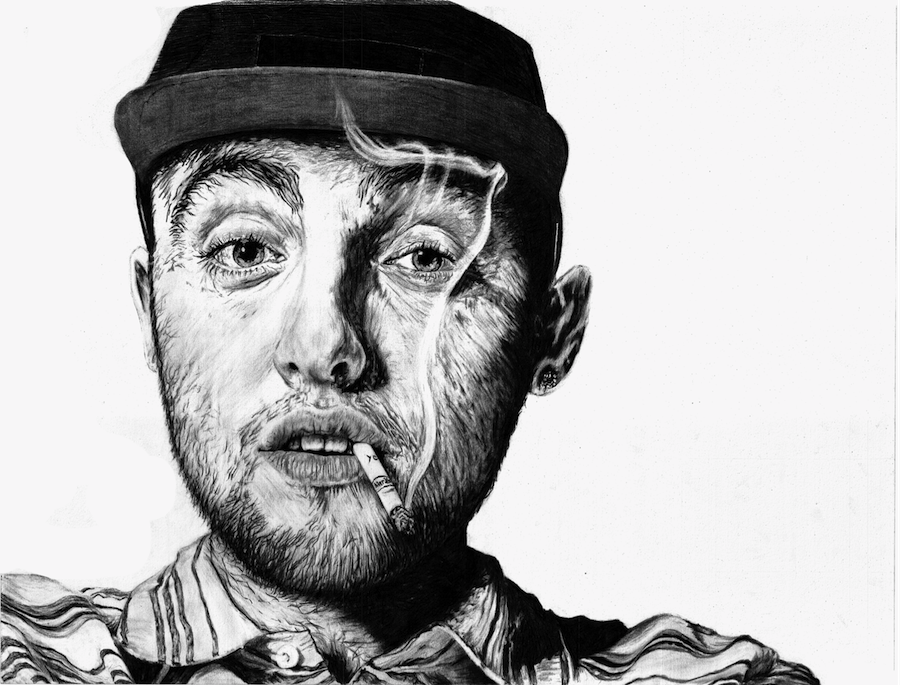 Mac Miller Drawing Photo