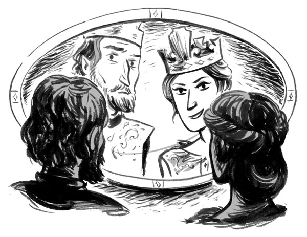 Macbeth And Lady Macbeth Drawing Image