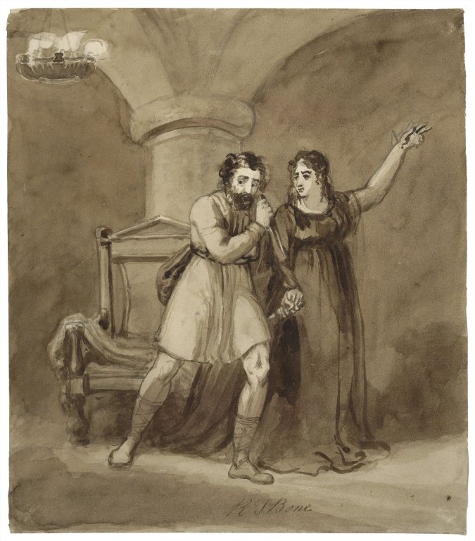 Macbeth And Lady Macbeth Drawing Pics