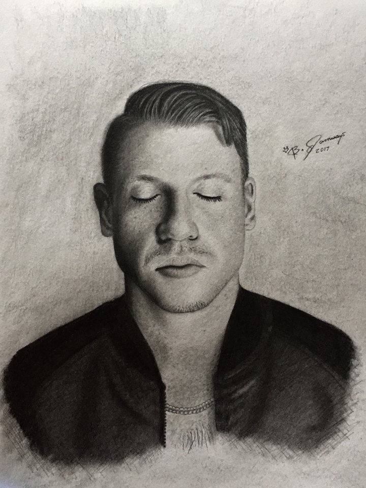 Macklemore Drawing Pictures