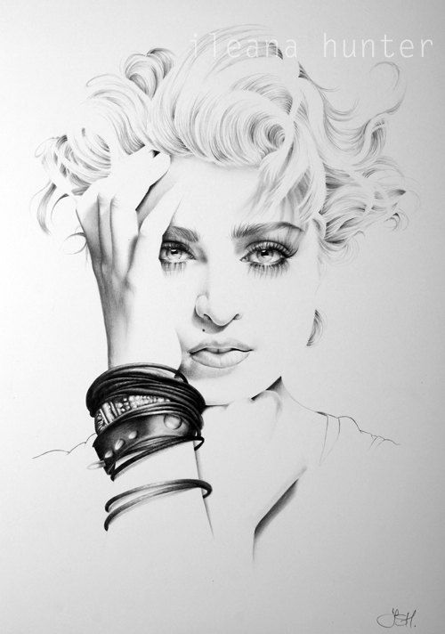 Madonna Drawing Pic