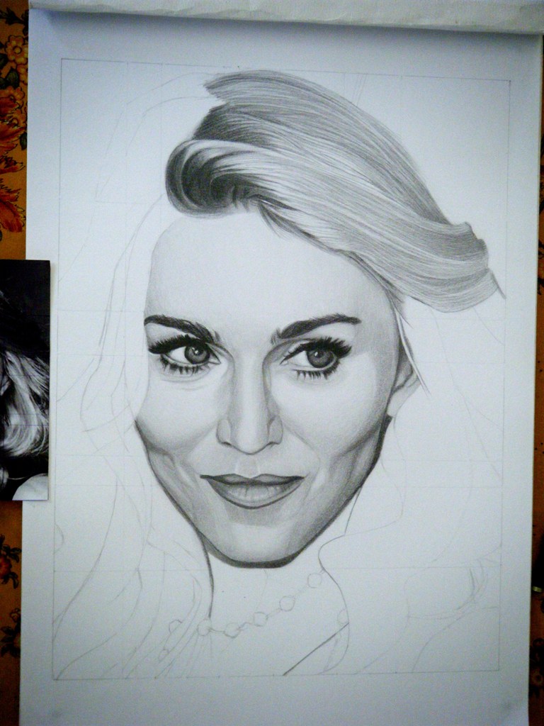 Madonna Drawing Sketch