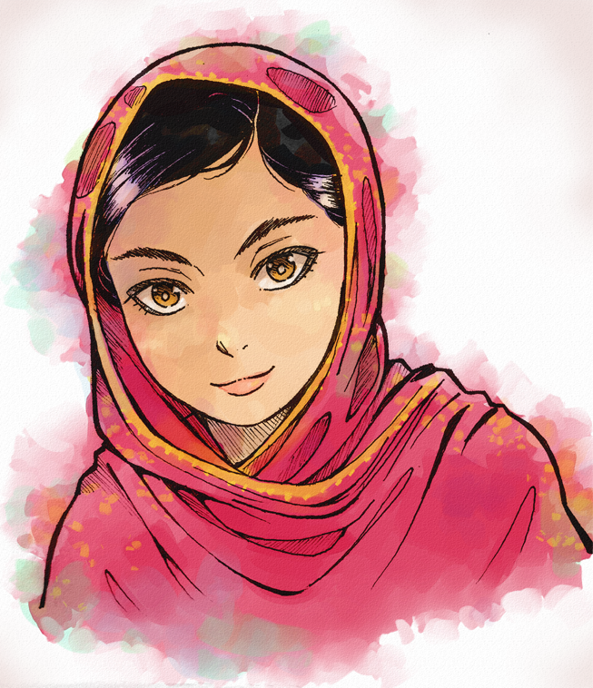 Malala Yousafzai Drawing Amazing