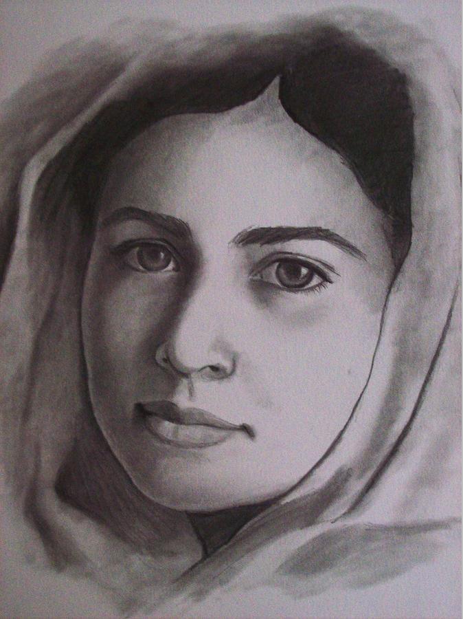 Malala Yousafzai Drawing Beautiful Art