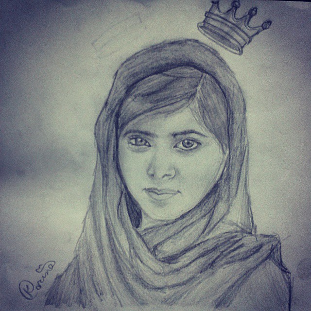 Malala Yousafzai Drawing Best