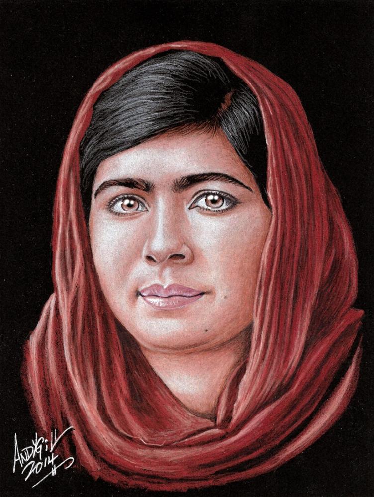 Malala Yousafzai Drawing Creative Art
