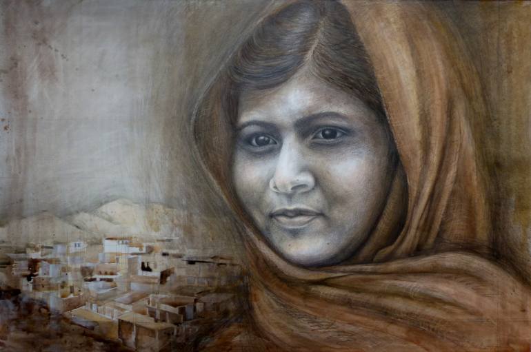 Malala Yousafzai Drawing Image